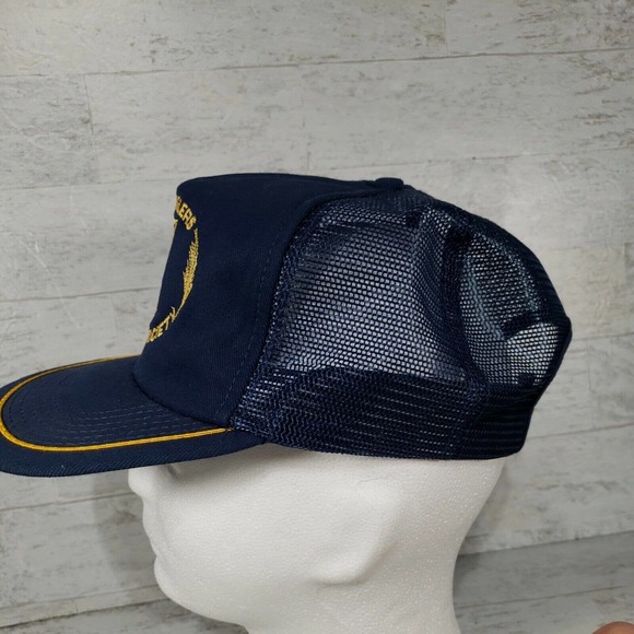 Vintage Bass Anglers Sportsman Society Trucker Hat Fishing Cap Mesh Snapback USA - Picture 5 of 11